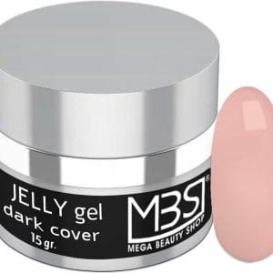 Jelly gel -Cover dark -Builder -Opbouwgel- Nagelstylist- Gel- verlengen- Verstevigen- 15gr.- Uv/led