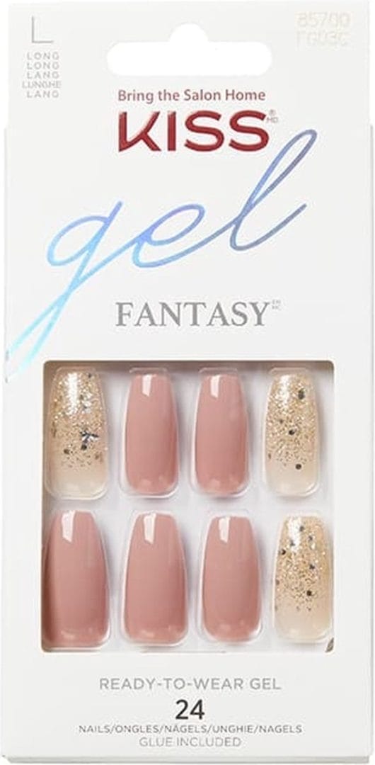 Kiss gellak gel fantasy nails - kunstnagels - 28 stuks - nepnagels - midnight sky Kiss gellak gel fantasy nails - kunstnagels - 28 stuks - nepnagels - midnight sky