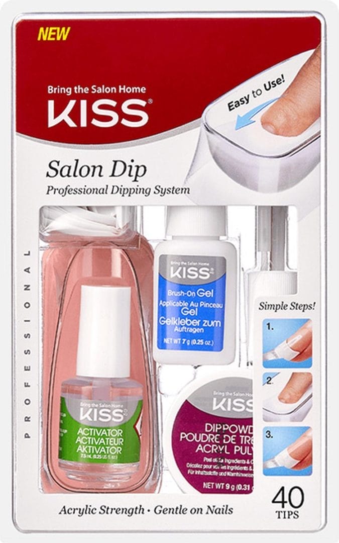 Kiss gellak salon dip - kunstnagels - salonwaardig - nepnagels - 20 witte tips + 20 natuurlijk tips Kiss gellak salon dip - kunstnagels - salonwaardig - nepnagels - 20 witte tips + 20 natuurlijk tips