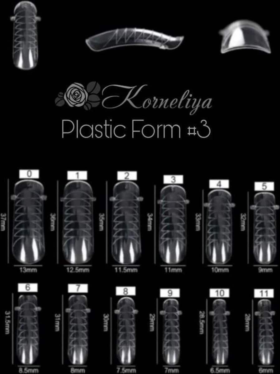 Korneliya Dual Form - Gel Nagellak - Polygel / Acrylgel Form Box 3