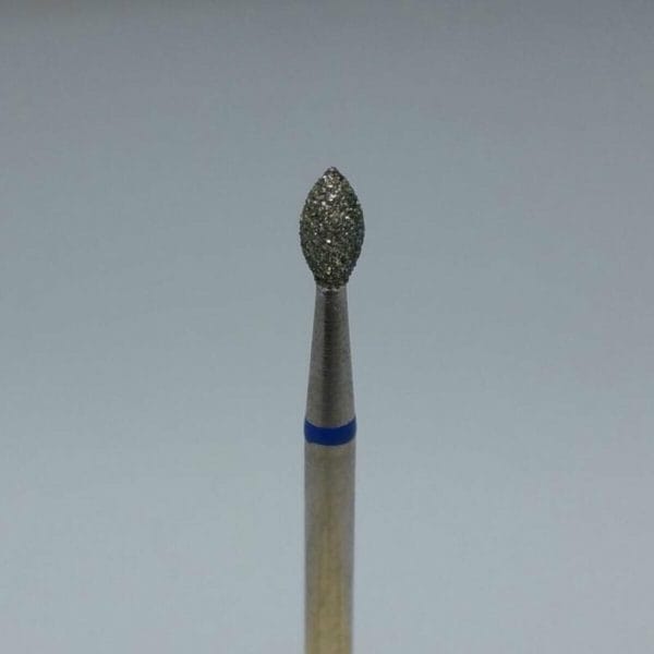 Korneliya nagelfrees - nagelfreesbitjes - frees bitje diamant druppel blauw 2,7 mm
