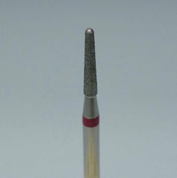 Korneliya nagelfrees - nagelfreesbitjes - frees bitje diamant kegel rood 1,8 mm