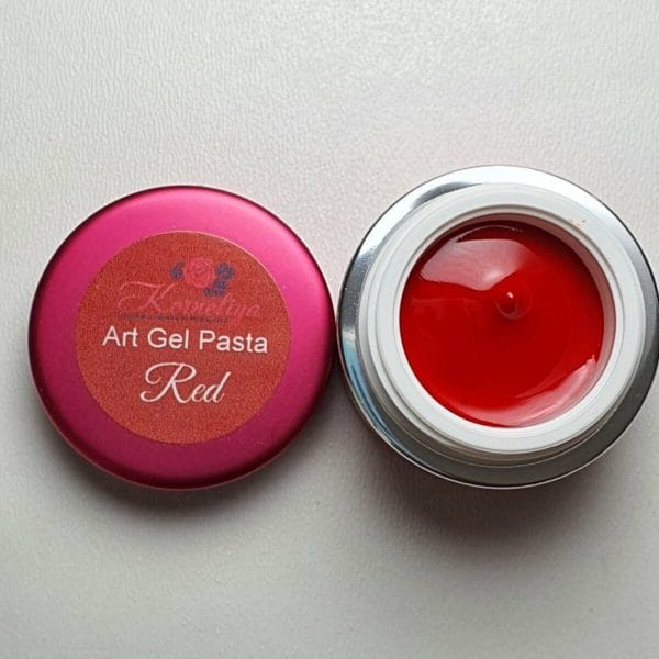 Korneliya Nail art Painting Gel - Art Gel Pasta - One Stroke Paint Classic Red 5 ml