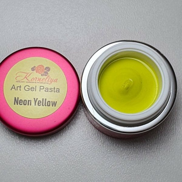 Korneliya Nail art Painting Gel - Art Gel Pasta - One Stroke Paint Neon Geel 5 ml