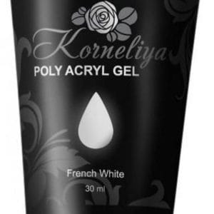 Korneliya Polygel - Gel Nagellak - Acrylgel Nagels - Polyacrylgel FRENCH WHITE 30 Gram