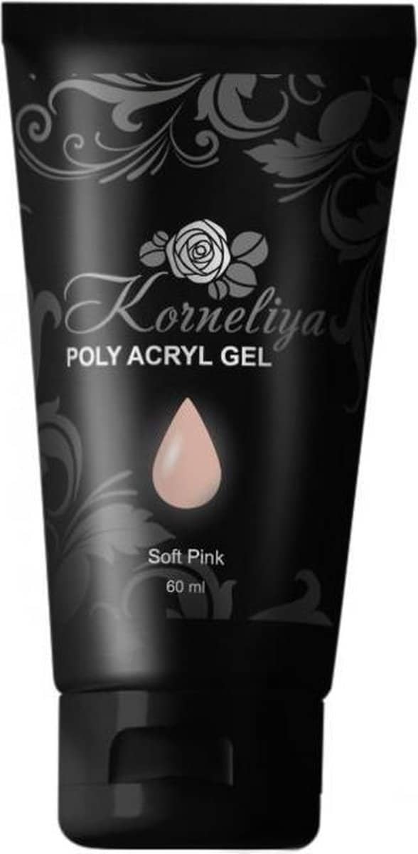 Korneliya Polygel - Gel Nagellak - Acrylgel Nagels - Polyacrylgel SOFT PINK 60 Gram