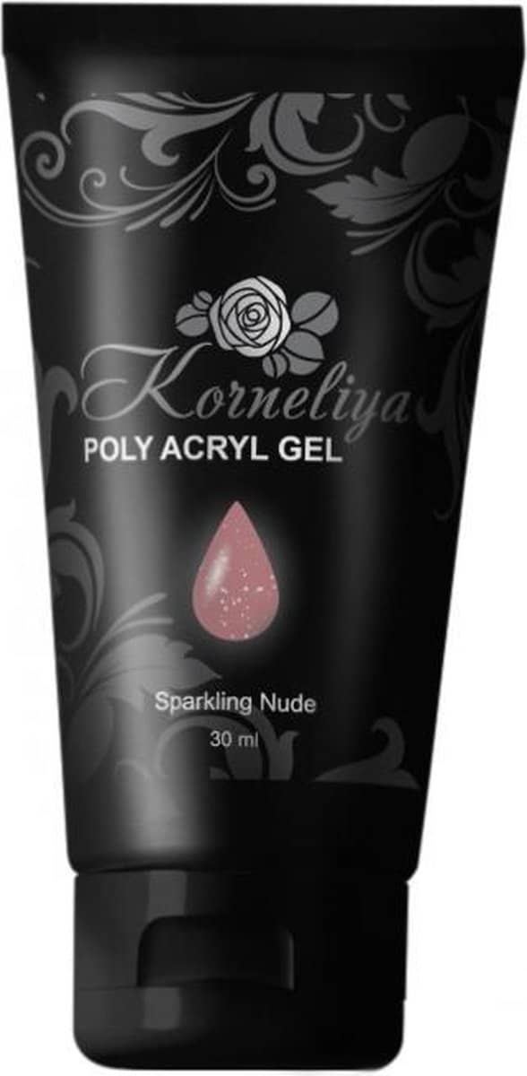 Korneliya Polygel - Gel Nagellak - Acrylgel Nagels - Polyacrylgel SPARKLING NUDE 60 Gram