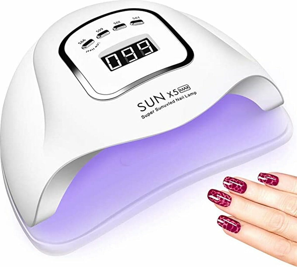 Verstenen Raar Dan Krachtige - 150 Watt UV LED lamp nagels - 45 Leds Nagellamp - Wit - Alles  over gelnagels