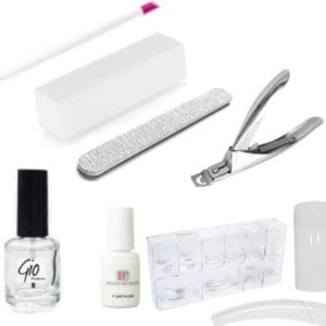 Kunstnagel Starterspakket Compleet - Transparant / Clear Tips 100 stuks - ACTIE SET!