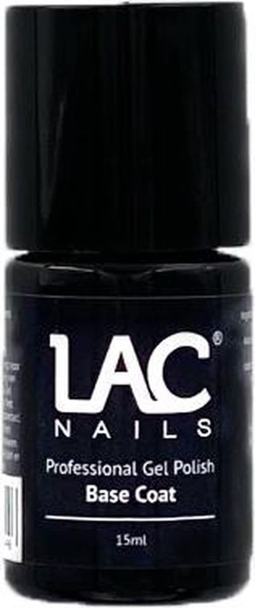 Lac nails® base coat - basis gel nagellak 15ml - transparant Lac nails® base coat - basis gellak nagels