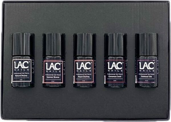 Lac nails® gellak 5-delige set - intense passion edition - gel nagellak 5 x 15ml