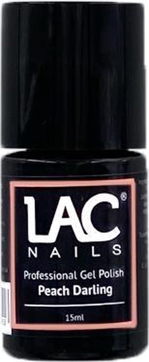 Lac nails® gellak - peach darling - gel nagellak 15ml - zalm oranje Lac nails® gellak peach darling