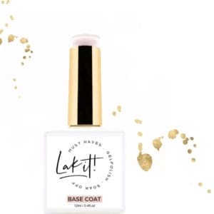 LAK-IT! Base Coat - All In One - Soak Off - Professional UV/LED Gellak - Gelpolish - Gel - Vegan en Cruelty free - 12 ml