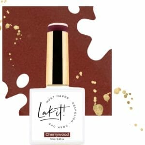 LAK-IT! gellak - Cherrywood - brown red semi permanente - soak off - uv/led - gelpolish - vegan en cruelty free - must have collection
