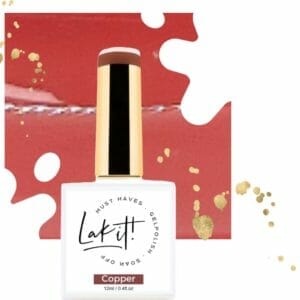 LAK-IT! gellak - Copper - red orange semi permanente - soak off - uv/led - gelpolish - vegan en cruelty free - must have collection