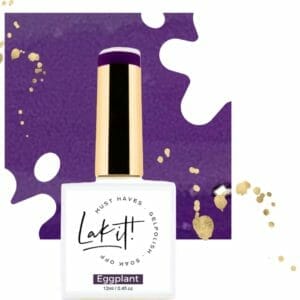 LAK-IT! gellak - Eggplant - purple semi permanente - soak off - uv/led - gelpolish - vegan en cruelty free - must have collection