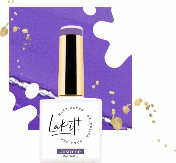 Lak-it! Gellak - jasmine - purple semi permanente - soak off - uv/led - gelpolish - vegan en cruelty free - must have collection