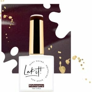 LAK-IT! gellak - Mahogany - red semi permanente - soak off - uv/led - gelpolish - vegan en cruelty free - must have collection