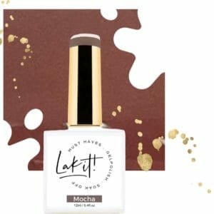 LAK-IT! gellak - Mocha - brown semi permanente - soak off - uv/led - gelpolish - vegan en cruelty free - must have collection