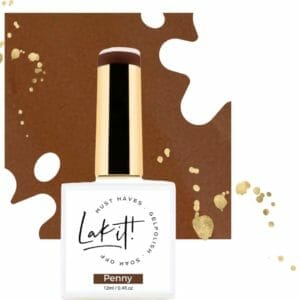 LAK-IT! gellak - Penny - brown caramel semi permanente - soak off - uv/led - gelpolish - vegan en cruelty free - must have collection