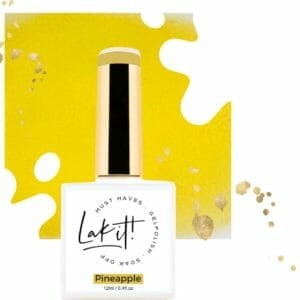 LAK-IT! gellak - Pineapple - yellow semi permanente - soak off - uv/led - gelpolish - vegan en cruelty free - must have collection