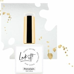 LAK-IT! gellak - Porcelain - white semi permanente - soak off - uv/led - gelpolish - vegan en cruelty free - must have collection