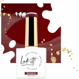 LAK-IT! gellak - Sangria - red semi permanente - soak off - uv/led - gelpolish - vegan en cruelty free - must have collection