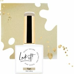 LAK-IT! gellak - Tan - creme off white semi permanente - soak off - uv/led - gelpolish - vegan en cruelty free - must have collection