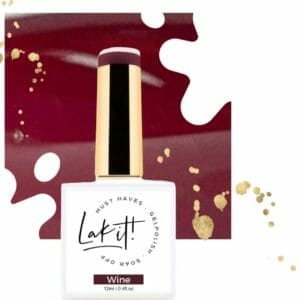 LAK-IT! gellak - Wine - red semi permanente - soak off - uv/led - gelpolish - vegan en cruelty free - must have collection