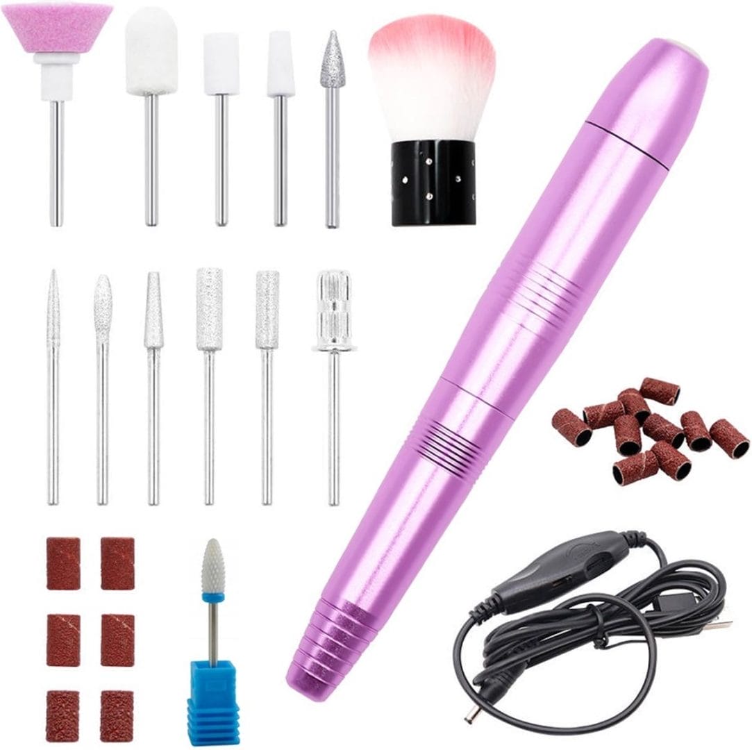 La liva elektrische nagelvijl - nagelfrees - inclusief extra schuurrolletjes keramisch bitje en nagelborstel - manicure set - gellak La liva elektrische nagelvijl - nagelfrees - inclusief extra schuurrolletjes keramisch bitje en nagelborstel - manicure set - gellak