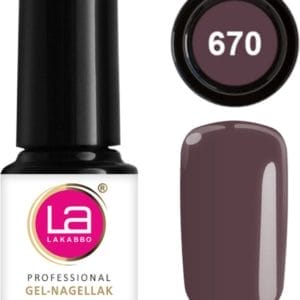 Lakabbo gellak mini 6ml flesje bruin