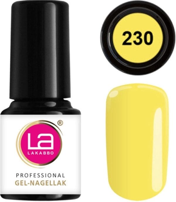 Lakabbo gellak mini 6ml flesje geel