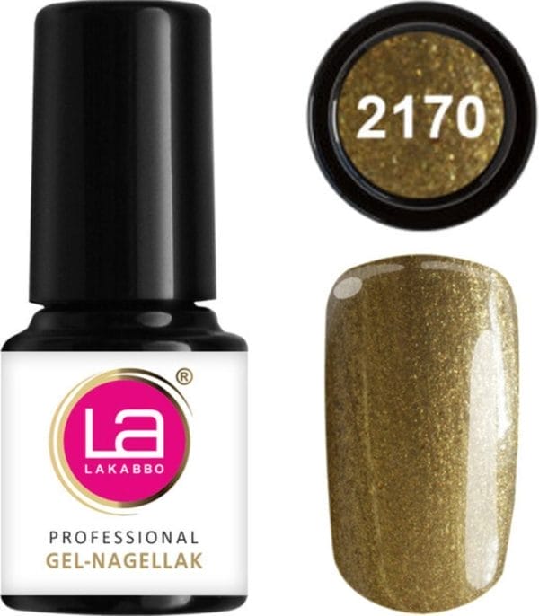 Lakabbo gellak mini 6ml flesje goud