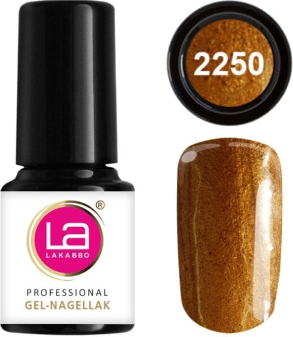 Lakabbo gellak mini 6ml flesje goud