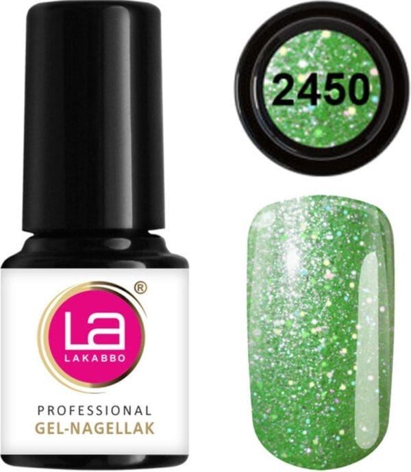 Lakabbo gellak mini 6ml flesje groen