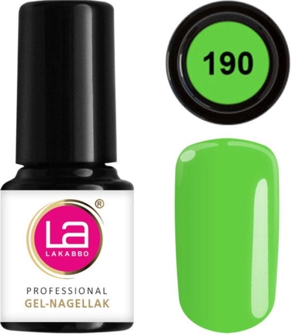 Lakabbo gellak mini 6ml flesje groen