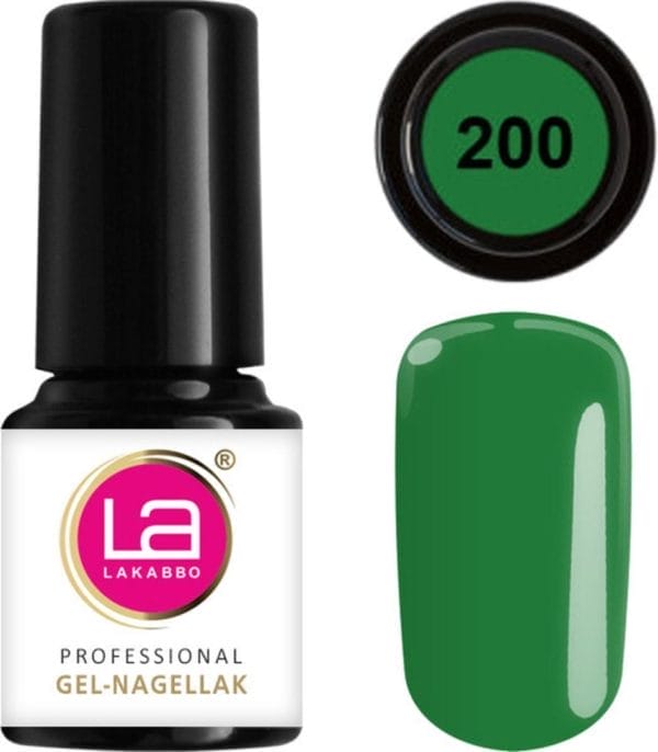 Lakabbo gellak mini 6ml flesje groen