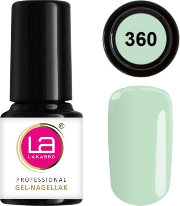 Lakabbo gellak mini 6ml flesje groen