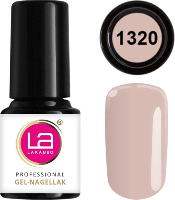 Lakabbo gellak mini 6ml flesje nude