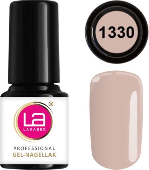 Lakabbo gellak mini 6ml flesje nude