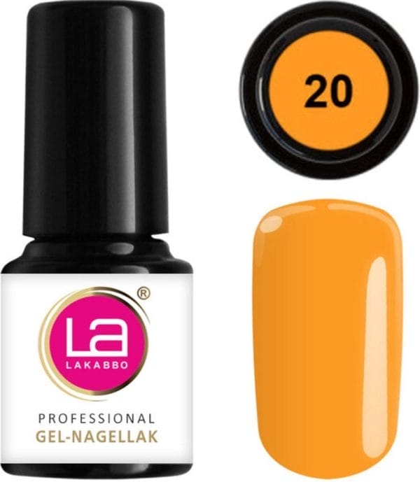 Lakabbo gellak mini 6ml flesje oranje