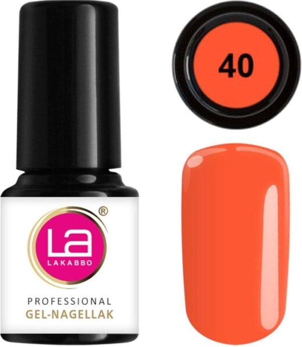 Lakabbo gellak mini 6ml flesje oranje