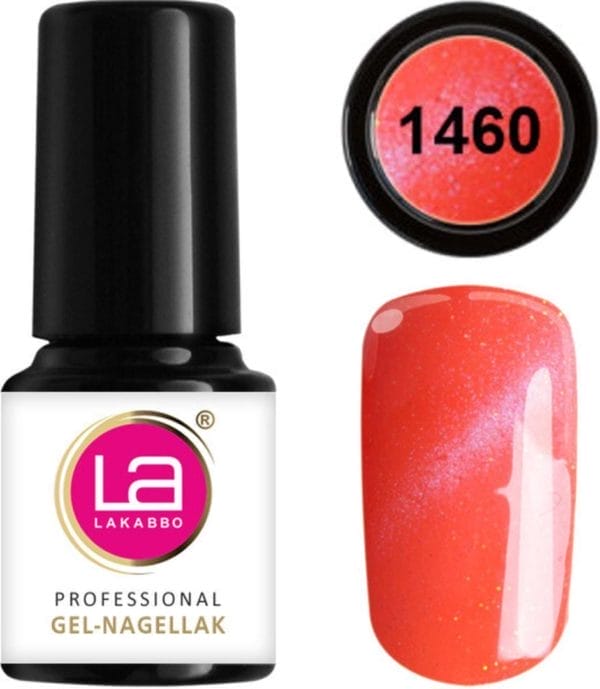 Lakabbo gellak mini 6ml flesje rood