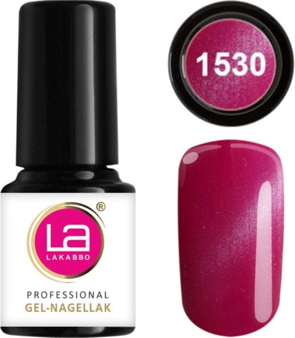 Lakabbo gellak mini 6ml flesje rood