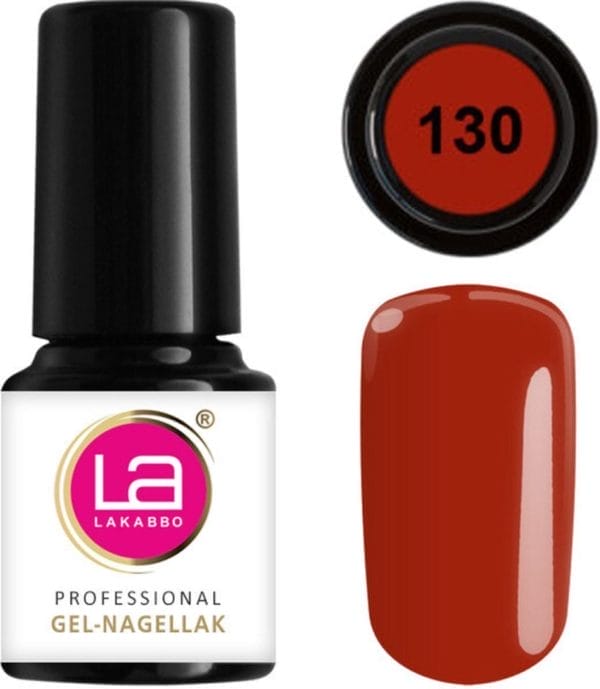 Lakabbo gellak mini 6ml flesje rood