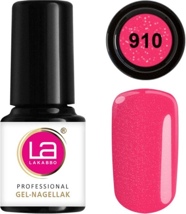 Lakabbo gellak mini 6ml flesje rood