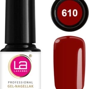 Lakabbo gellak mini 6ml flesje rood