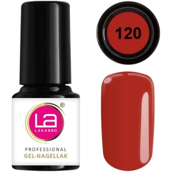 Lakabbo gellak mini 6ml flesje rood