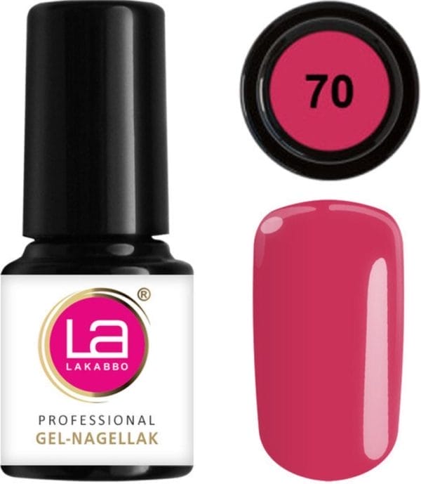 Lakabbo gellak mini 6ml flesje roze