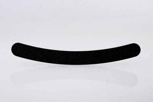 Lovely Pop Accessories - Gebogen / Boemerang Nagelvijl - Zwart - 17,7 cm lang - 2 cm breed - 3 mm dik - 1 stuks in blisterverpakking